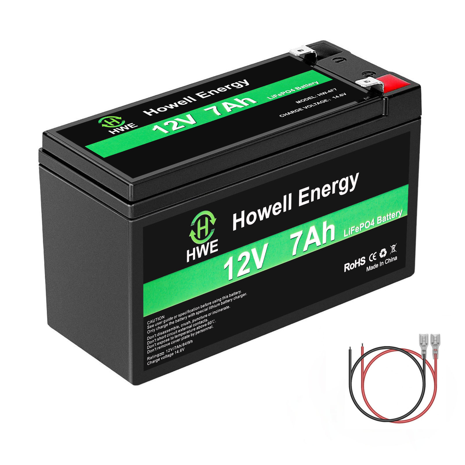 UN38.3 and CE approved 12.8V 7Ah rechargeable LiFePO4 battery for electric door