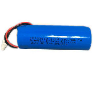 HOWELL Round size 22650 3.2v 2300mah rechargeable lifepo4 battery