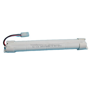 4.8V nicd 4000mah D4000 nimh rechargeable battery pack 4.8v for emergency lighting