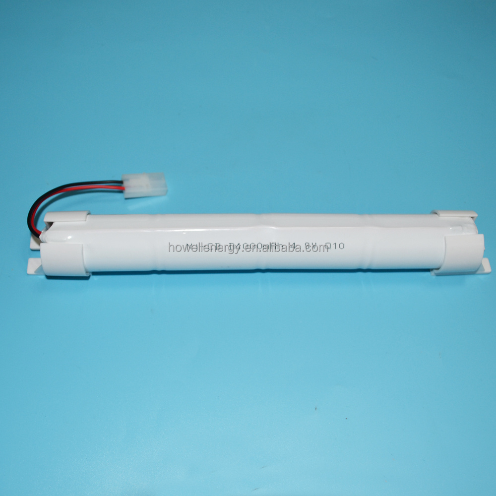 4.8V nicd 4000mah D4000 nimh rechargeable battery pack 4.8v for emergency lighting