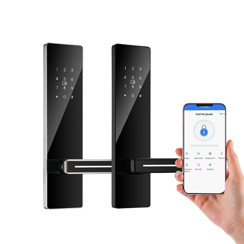 TTlock WiFi Digital Door Lock for Hotel Room RFID NFC Serrures de Portes Smart Hotel Door Lock System With Energy Saving Switch