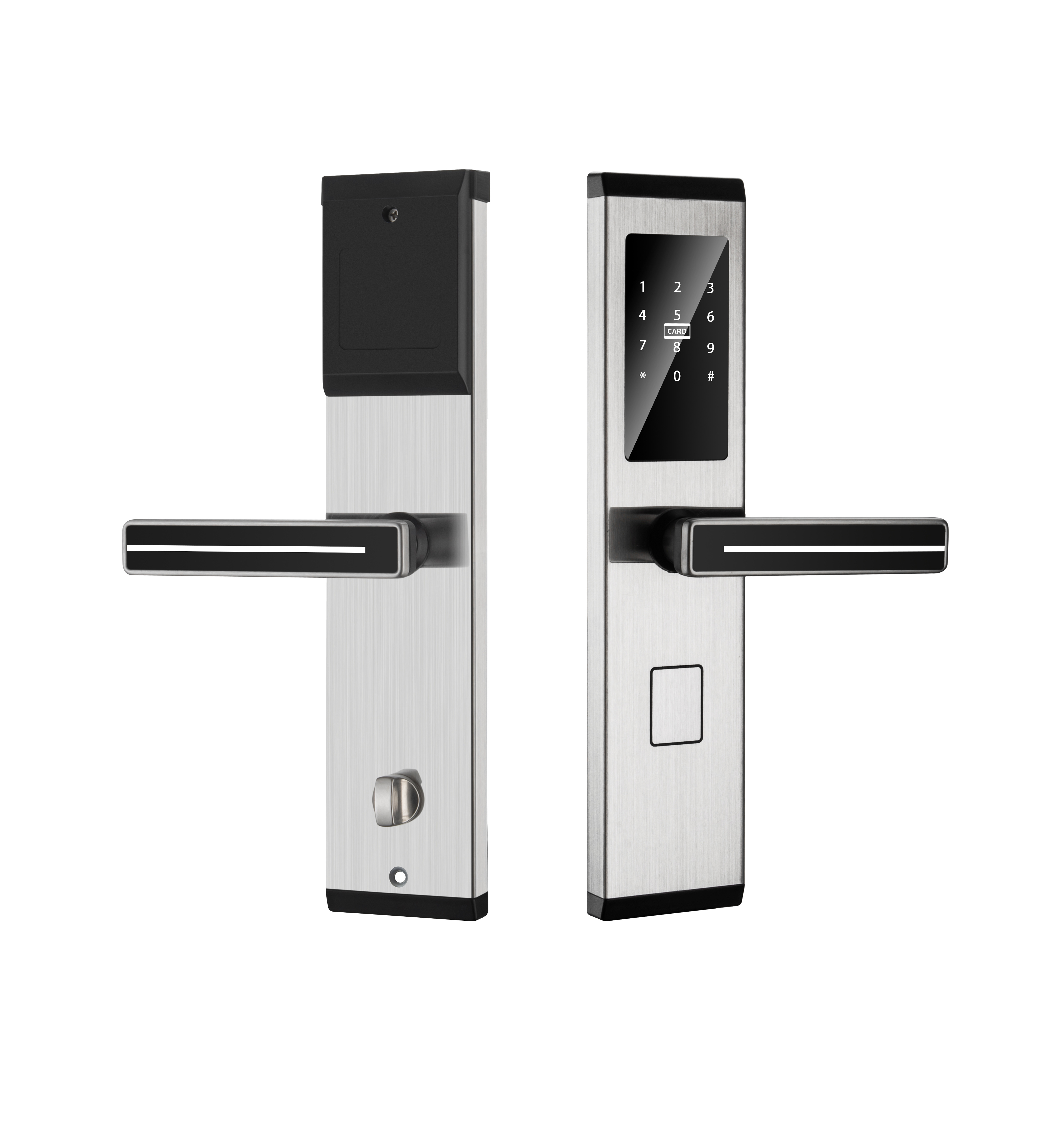 Customization TT WiFi Blue tooth Card system hotel lock rfid door locks Smart Door Lock with Home Hotel Automation