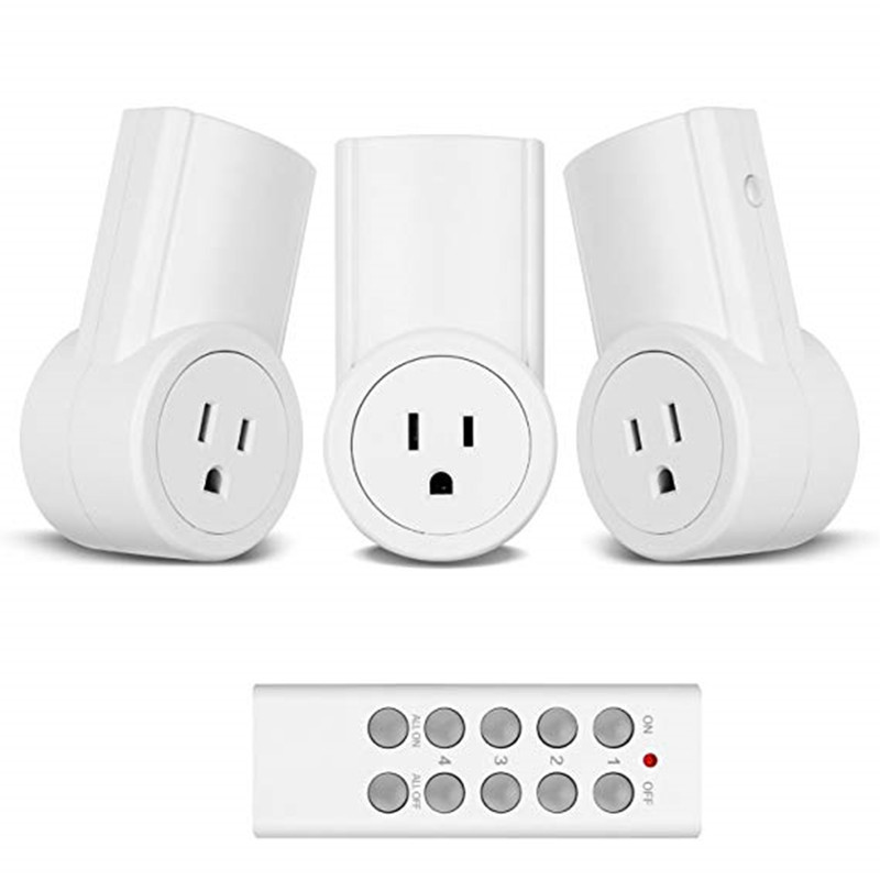 120V 5 set wireless home Remote Control Electrical Outlet Switch for US