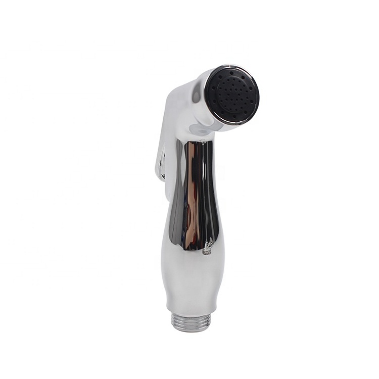 HaoEhhl OEM/ODM ABS Plastic Chrome Plated Toilet Portable Clean Hand Held Bathroom Spray Gun Plastic Shattaf Bidet Spray