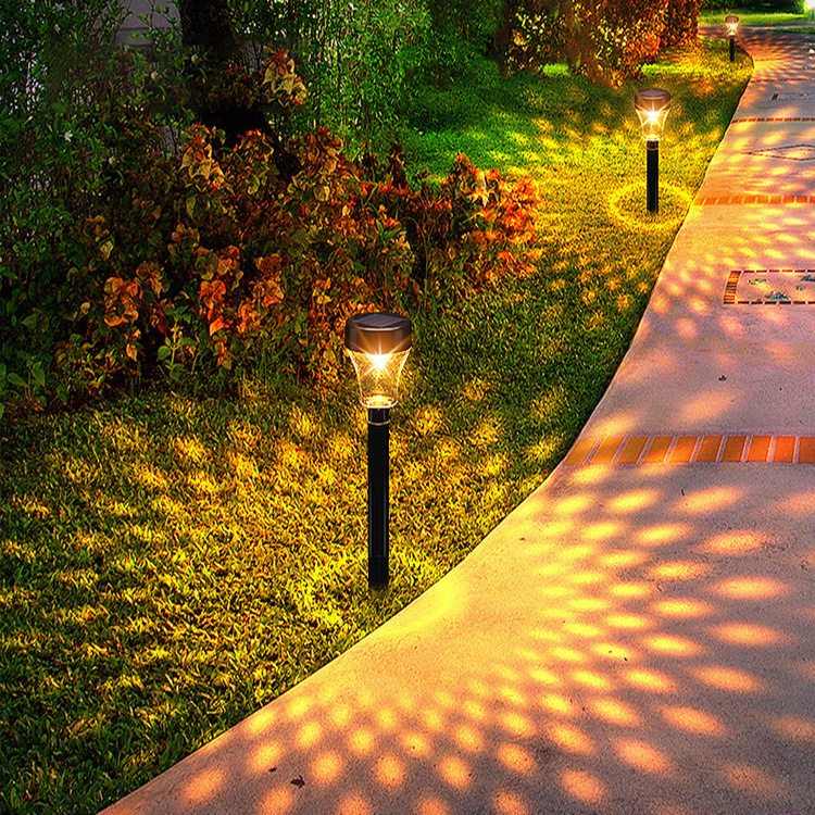 Courtyard Path Waterproof Projection Floor Lamp Outdoor Garden 2022 New Decorative Landscape Light Led Solar Lawn Light