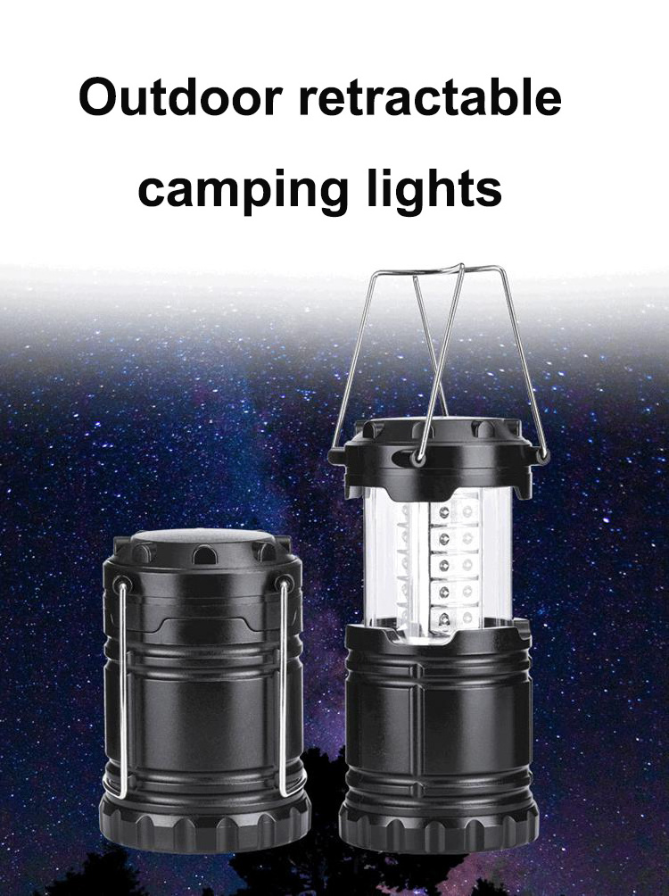 Howlighting Outdoor emergency light Led 3 AA Battery camping light mantles 30 LED Pop Up Camping Lantern