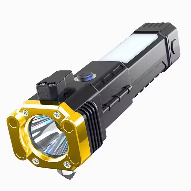 Howlighitng LED Flashlight Tactical ABS magnetic Torch Light linterna USB Rechargeable Multifunction LED Flashlight