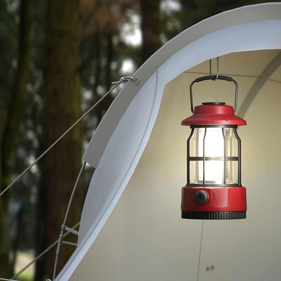 Howlighting Newest Camping Lanterns LED Hiking Retro Campsite Lantern Other Camping Equipment dry battery Outdoor Hanging Lights