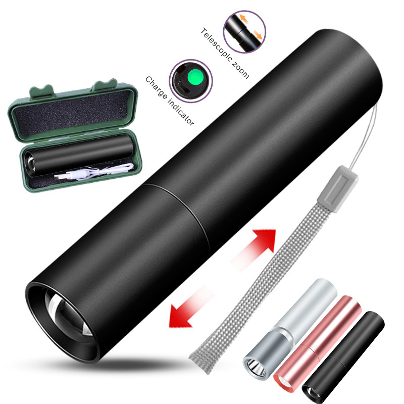 Howlighting Led Charging Flashlight Waterproof Aluminum Alloy Rechargeable LED Torch USB Super Bright Mini Flashlight