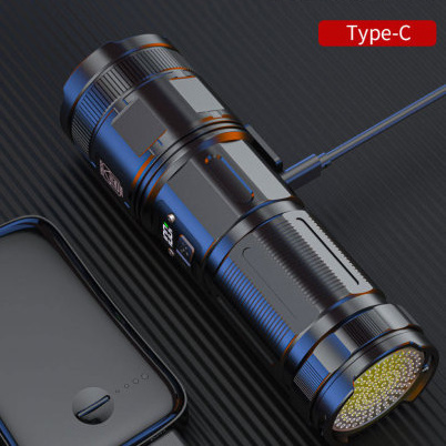 3500lm P70 Multifunction Waterproof Dimming Light Flashlight Rechargeable Handheld Led Flashlight