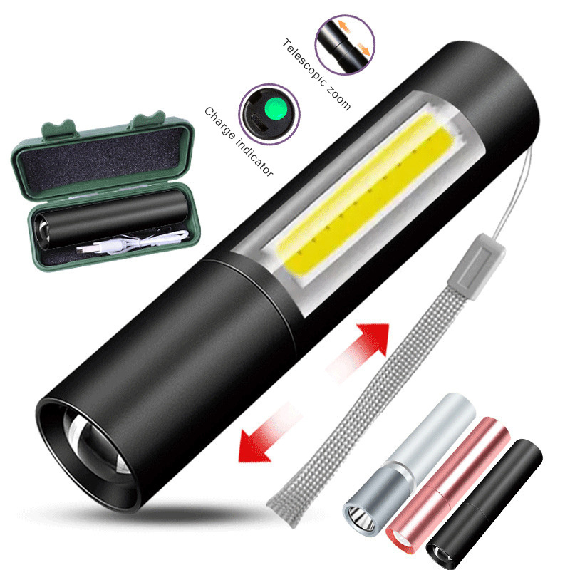 Howlighting Led Charging Flashlight Waterproof Aluminum Alloy Rechargeable LED Torch USB Super Bright Mini Flashlight