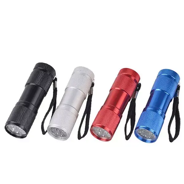 Howlighting MINI UV Flashlight AAA Battery 9 LED  Torch UV Light Ultraviolet 395NM LED UV Flashlights