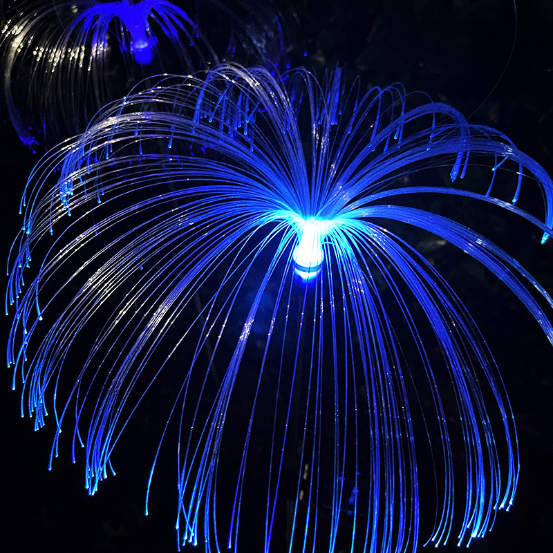 Howlighting Outdoor Waterproof Fireworks Lawn Patio Landscape Holiday Decoration LED Flower Jellyfish Solar Garden Light