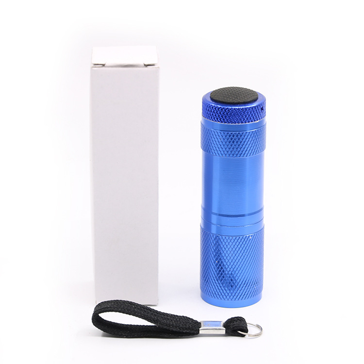 Howlighting MINI UV Flashlight AAA Battery 9 LED  Torch UV Light Ultraviolet 395NM LED UV Flashlights