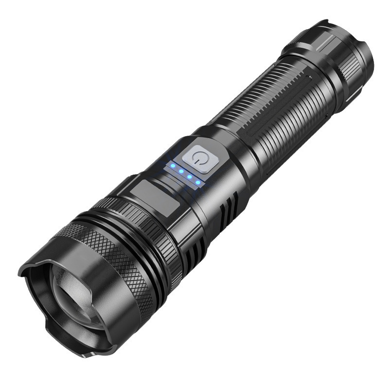 2022 New Three-speed Dimming P50 P70 1000 Lumen Flashlight Led Rechargeable Zoom Flashlight