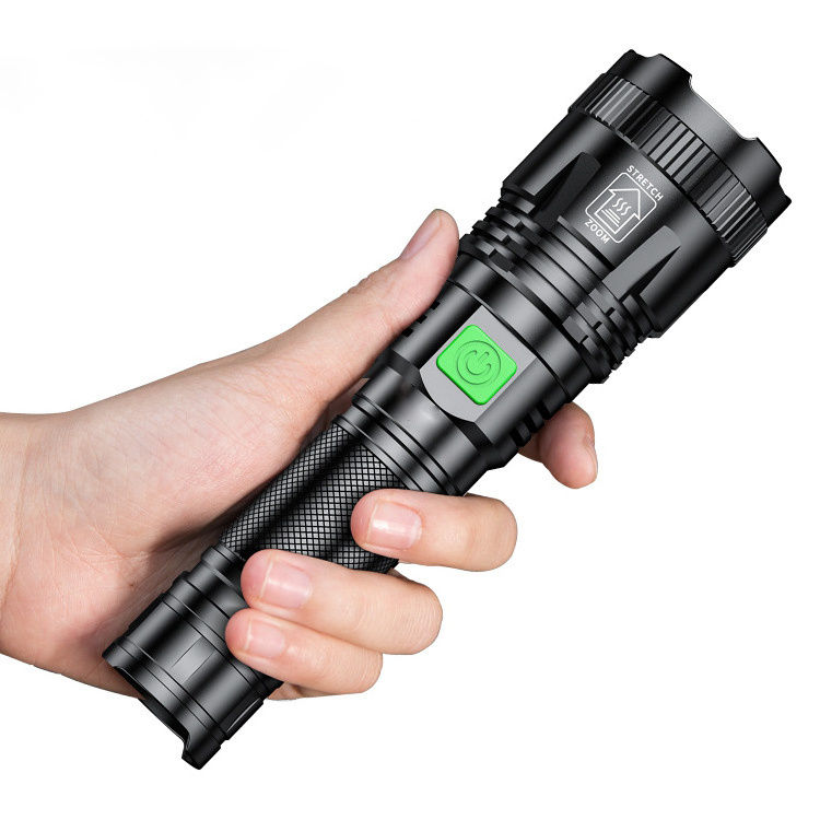 Howlighting High Brightness Zoom Glare Flashlight P50/t6 Wick Led Rechargeable 1200 Lumens Waterproof Flashlight