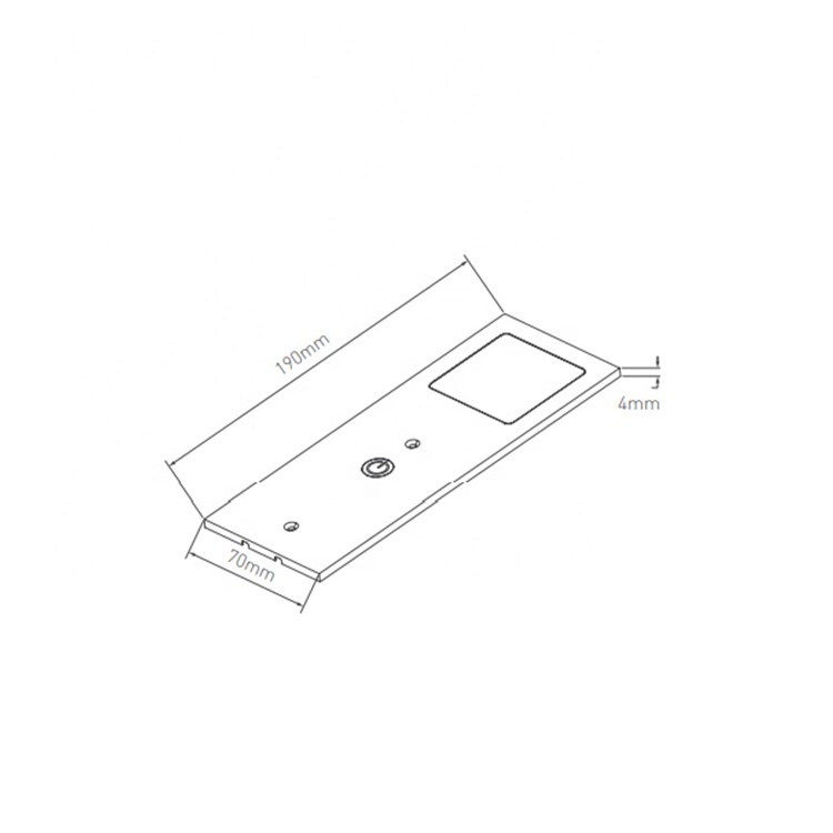 Custom Cabinet Lighting Ultra Thin 4Mm Under Cupboard Light Motion Sensor Closet Cabinet Lamp Led Cabinet Lights