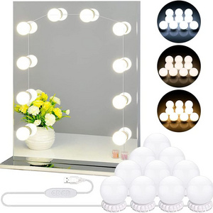 Howlighting Bathroom Hollywood Style Dimmable LED Makeup Mirror Light Vanity Mirror Bulb USB Mirror Light