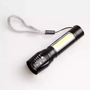 Howlighting Rechargeable USB Rechargeable Portable COB Waterproof Telescopic Zoom 3 Modes LED Torch Emergency Mini Flashlight