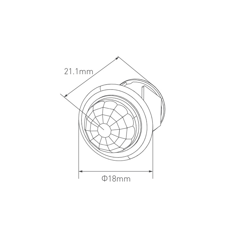 Hot Selling Cabinet Sensor Switch Delayed 3M Induction distance PIR Sensor