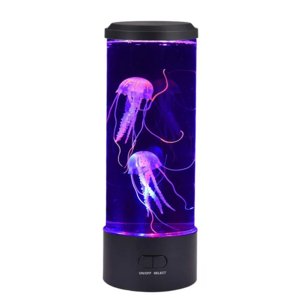 Howlighting Custom Fantasy Table Lamp 7 Color Changing Electric Round Night Light Jelly fish Aquarium Lava Lamp Jellyfish lamp