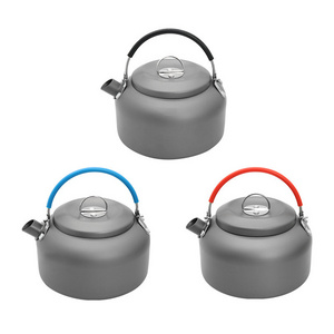 Howlighting 0.8L 1L Mini Aluminum Alloy Anodized Outdoor Camping Cooking Foldable Water Tea Kettle Coffee Pot