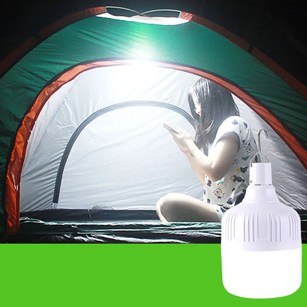 Howlighting Outdoor Solar Rechargeable Foldable Tent Light Bulb Power Bank Waterproof Decor Emergency Camping Lantern