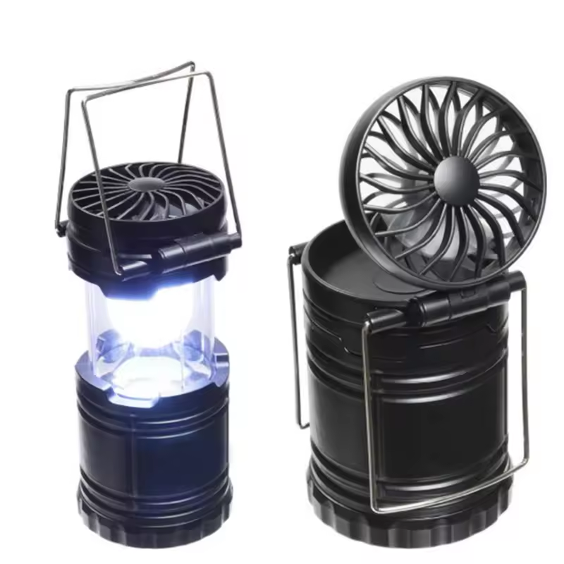 Howlighting Wiring-free Portable Waterproof Non-slip Emergency Led Camping Lights Outdoor Camping Lantern With Fan