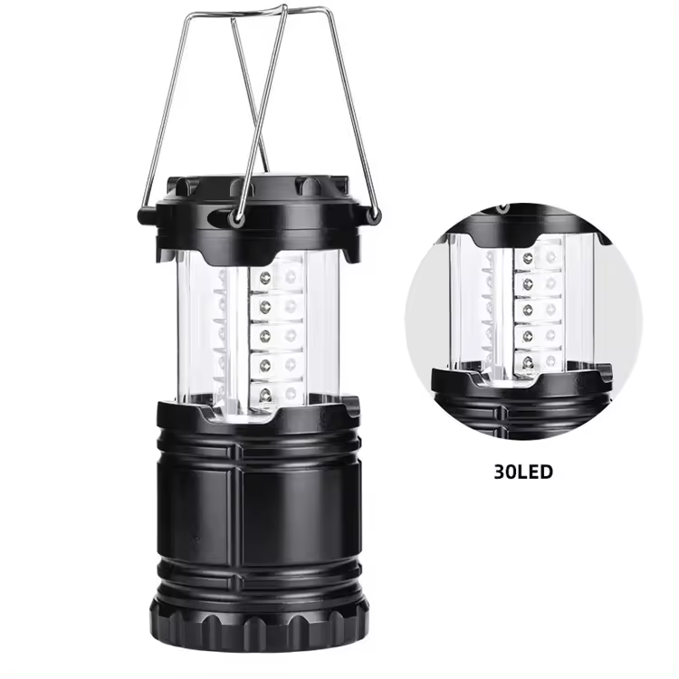 Howlighting outdoor emergency light Led 3 AA Battery camping light mantles 30 LED Pop Up Camping Lantern