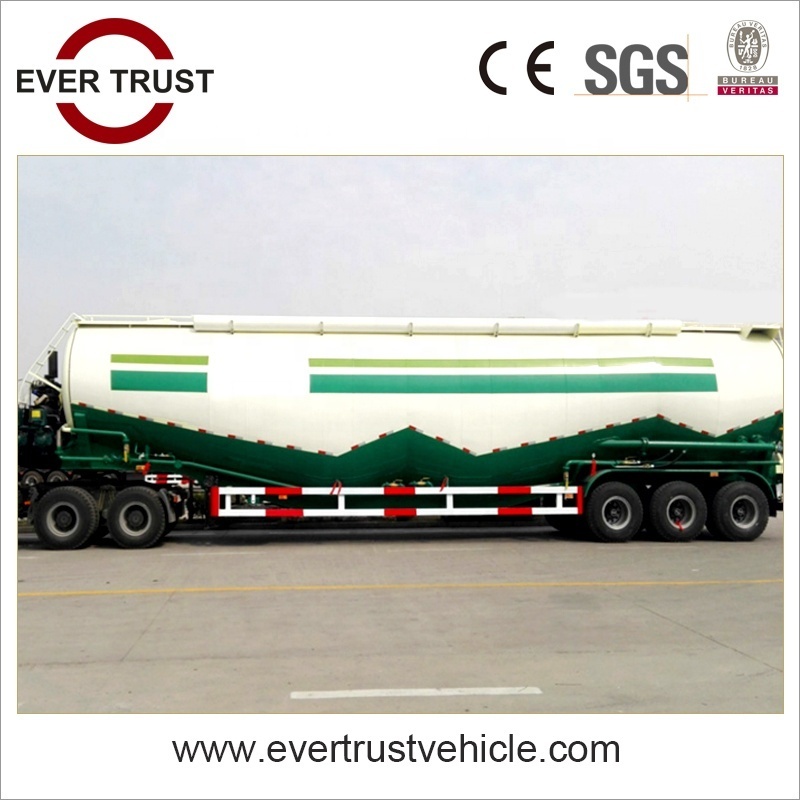 low price high quality tr-axle 3 axle 45 ton 45 cbm bulk cement tank trailer