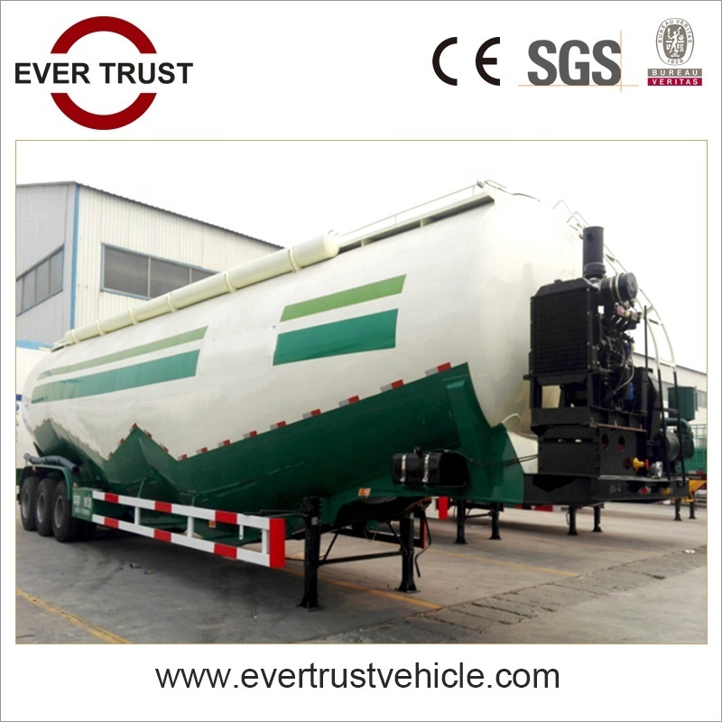 low price high quality tr-axle 3 axle 45 ton 45 cbm bulk cement tank trailer