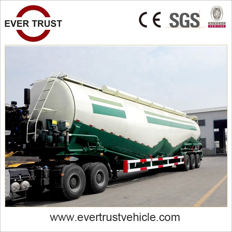 low price high quality tr-axle 3 axle 45 ton 45 cbm bulk cement tank trailer