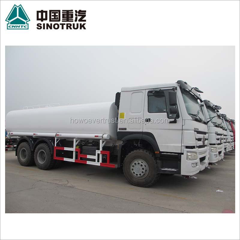 low price 336hp 20000 liters SINOTRUK HOWO water tank truck water sprinkler truck for sale