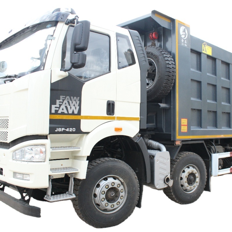 High quality fawtruck H3000 8*4 50 ton dump truck car d occasion truck dump truck