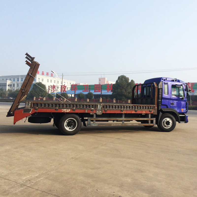 Made in china manufacturers 4x2 JAC transport flat bed truck 14 wheelers