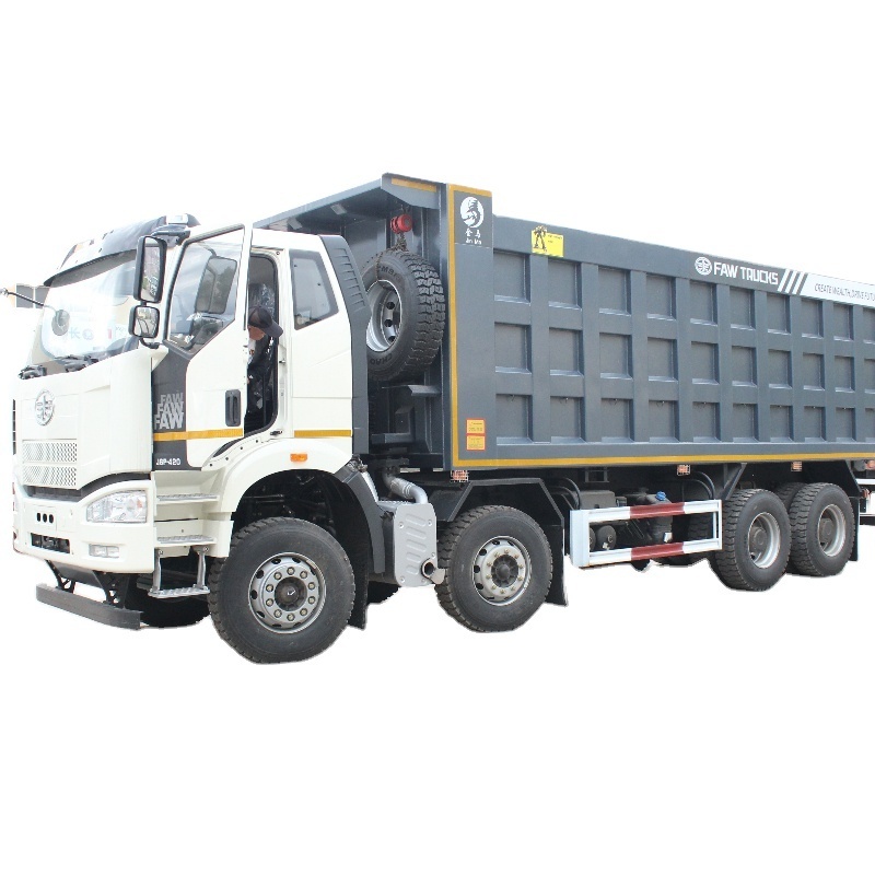 High quality fawtruck H3000 8*4 50 ton dump truck car d occasion truck dump truck