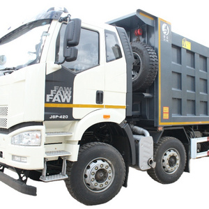 Good Condition 8x4 FAW Camion 380hp Tipper Dump Truck For Sale