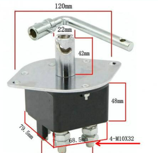 Dual Battery Isolator Cut Off Disconnect Switch Heavy Duty Dual Battery  for truck RV marine 84005283