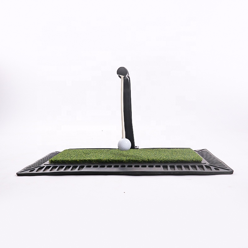 OEM Super Speed Golf Swing Trainer Multi - Function Swing Exerciser Custom Logo 24*62*33cm Green PP Grass Golf Training Aids