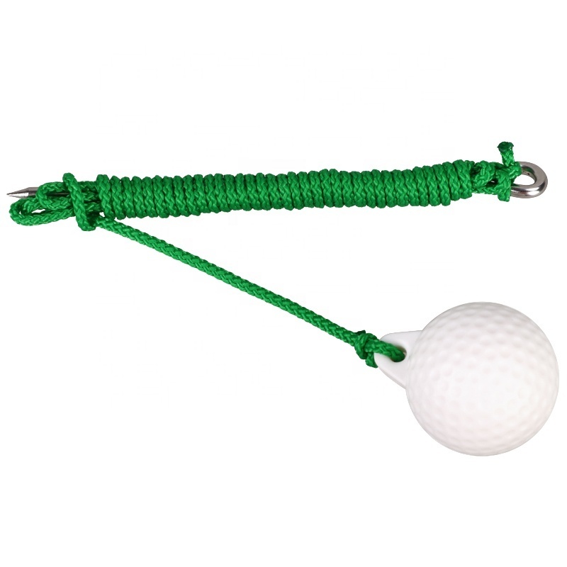 HOW TRUE Wholesale Lightweight Golf Practice Rope Ball Indoor Golf Swing Training Aids Durable Golf Swing Rope Ball