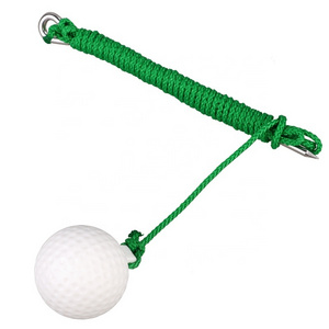 HOW TRUE Wholesale Lightweight Golf Practice Rope Ball Indoor Golf Swing Training Aids Durable Golf Swing Rope Ball