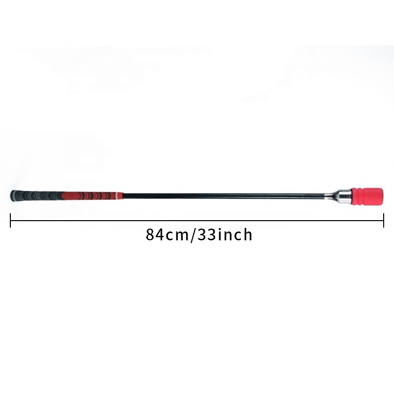 HOW TRUE Wholesale 84cm Practice Golf Speed Swing Trainer Golf Training Aid For Strength And Tempo Golf Warm Up Stick