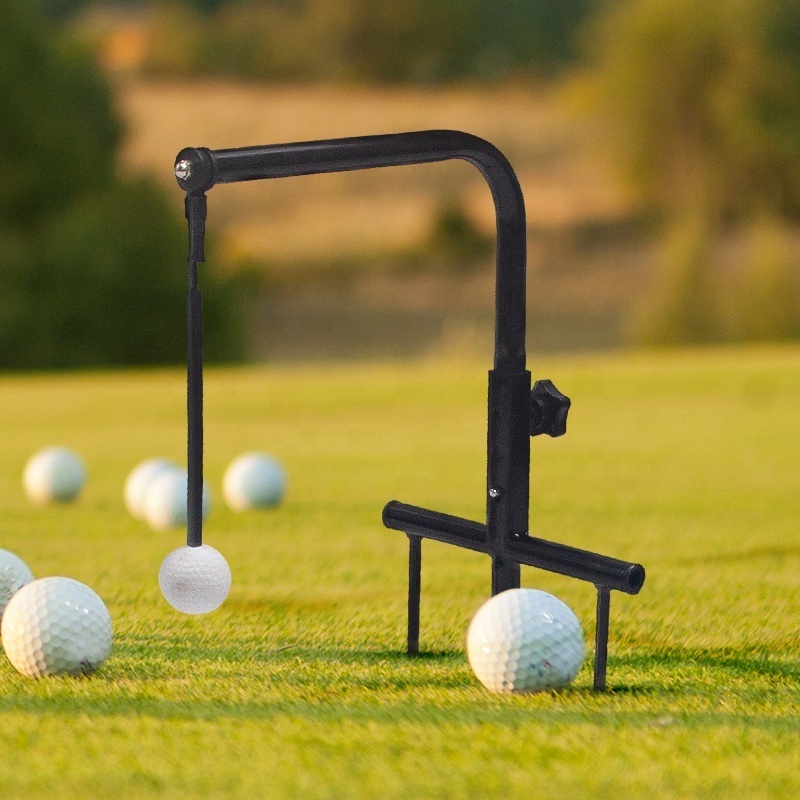 HOW TURE Outdoor Portable Golf Hitting Correct Practical Practicing Guide Pure Path  360 Rotation Golf Swing Trainer Aid