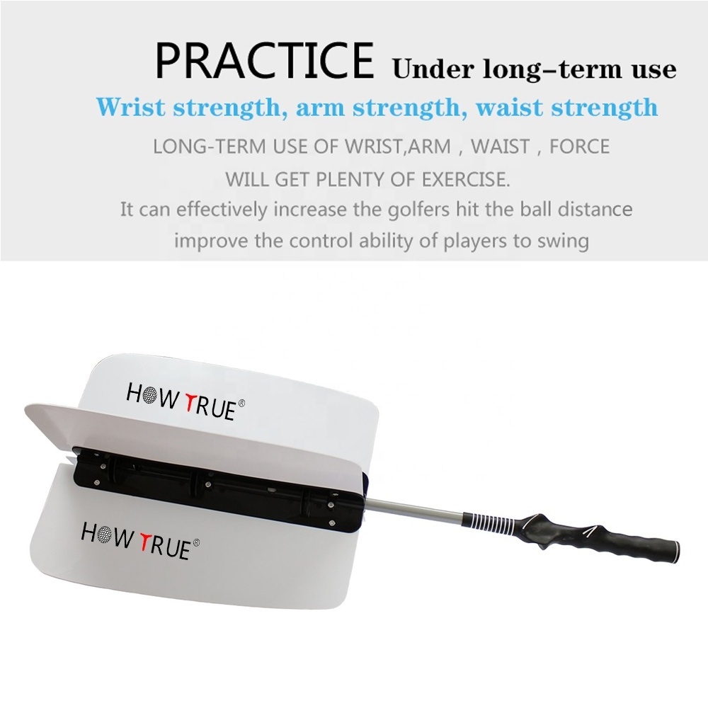 HOW TRUE OEM Golf Training Aids Practice Goodsgolf Wind Swing Trainer Magic Fan Golf Correcto Swing Trainer Fan