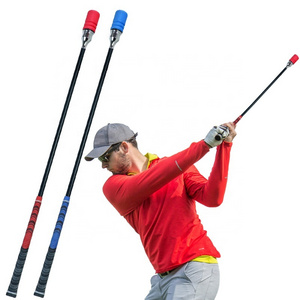 HOW TRUE Wholesale 84cm Practice Golf Speed Swing Trainer Golf Training Aid For Strength And Tempo Golf Warm Up Stick