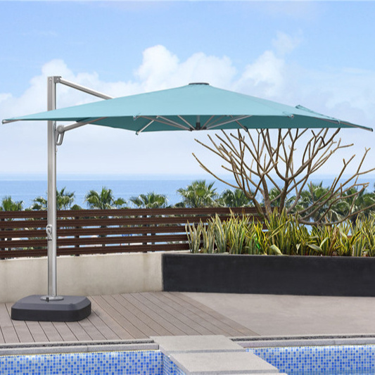 3.0*3.0M Sicilian Parasol Pagoda Garden Large Parasol Patio Umbrella Banana Aluminum Parasol