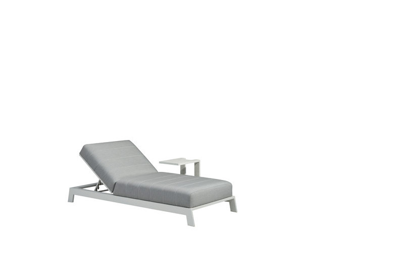 Modern Design Garden Furniture Modern Style Poolside Sun Lounger Chair Lying Bed With Coffee Table