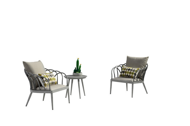 Garden Patio Space Saving Furniture Small Table Chairs Bistro Set Outdoor Furniture