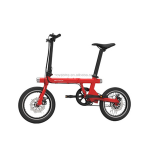 Hottech 14/16 Folding Electric Bike Launched Aluminum New 2018 Bicycle Lithium Battery Ce Rear Hub Motor Aluminum Alloy 