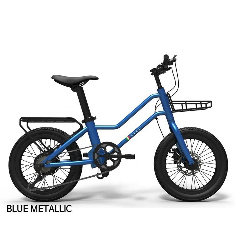 Hoya  e bike  20 inch spoken wheel electric bike unique style  fashion city electric bicycle  blue double tube city E-bike